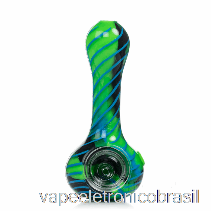 Vape Eletrônico Eyce Oraflex Espiral Silicone Colher Planeta (preto/azul/verde/verde Limão)